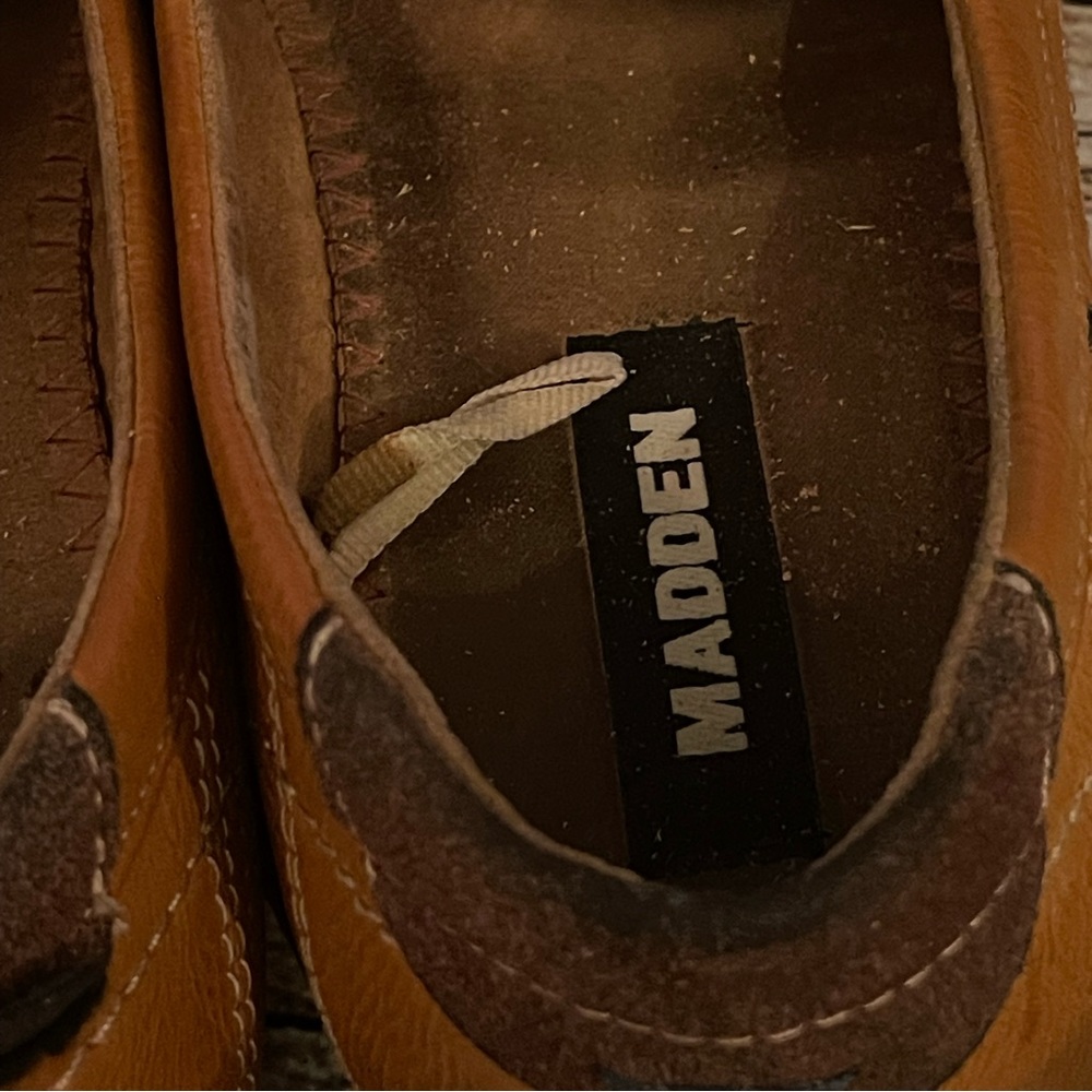 Madden tan loafers for men. - Picture 5 of 5